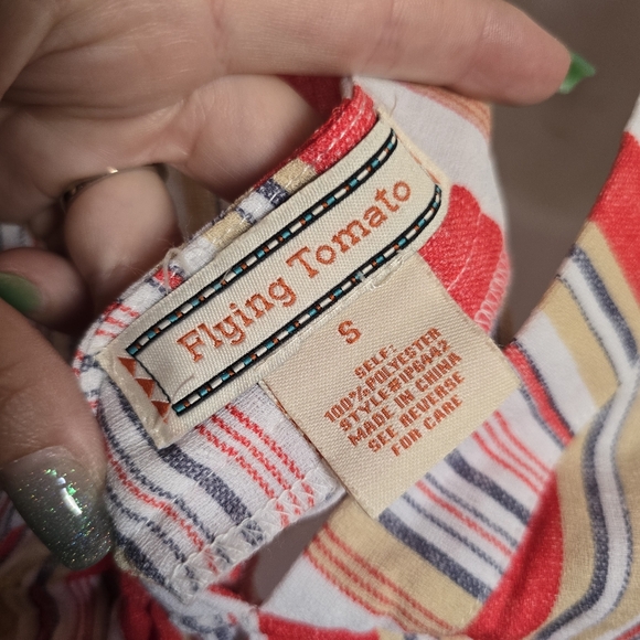 NWOT striped jumpsuit 70s - Picture 4 of 4